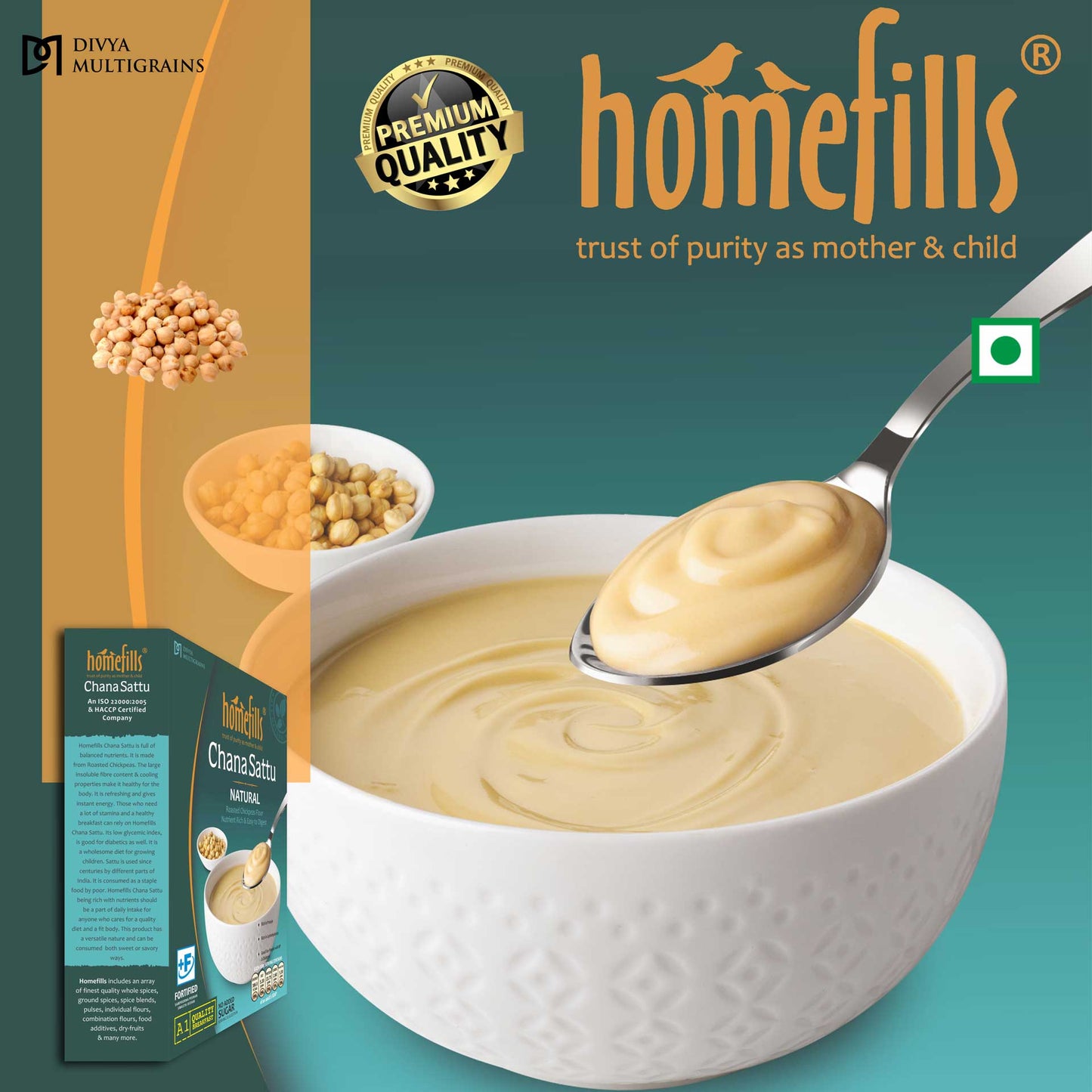 Homefills Chana Sattu (Natural)