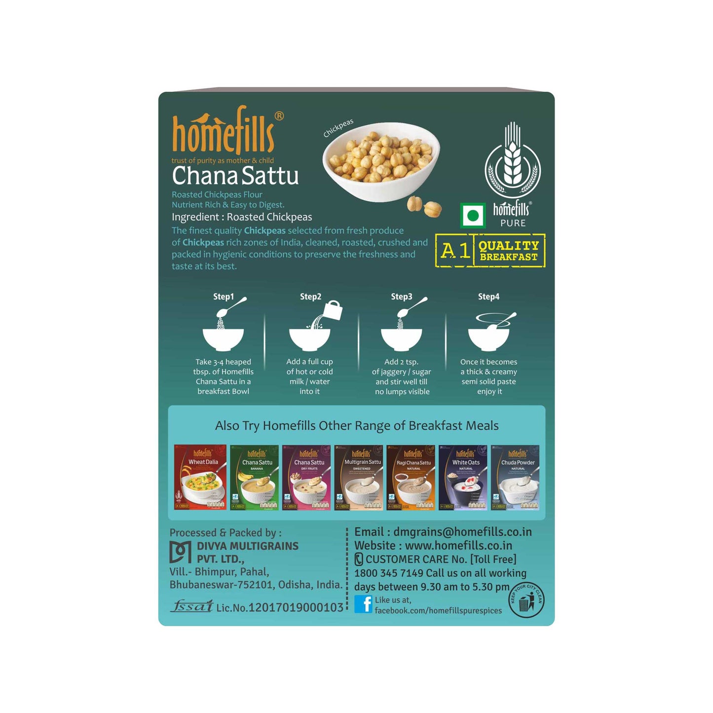 Homefills Chana Sattu (Natural)