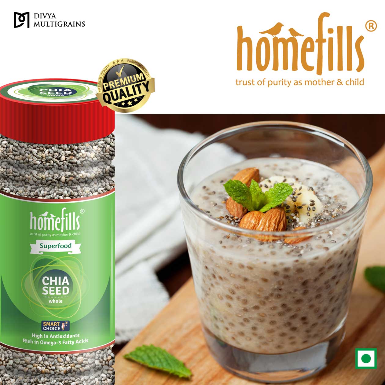 Homefills Chia Seeds